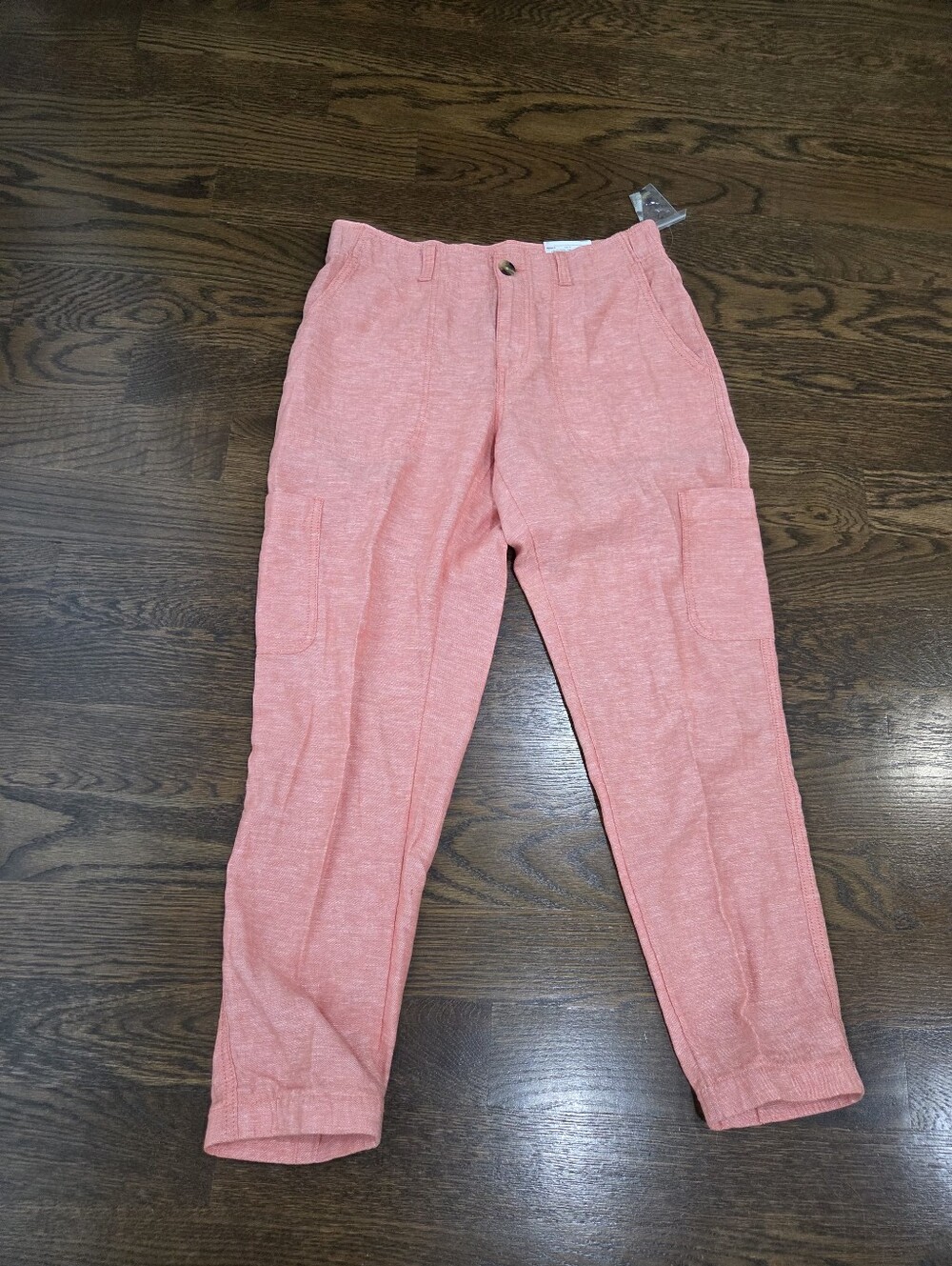 NWT Sonoma Coral Pink Jogger Pants for Womens Sz.10 (28in.inseam)